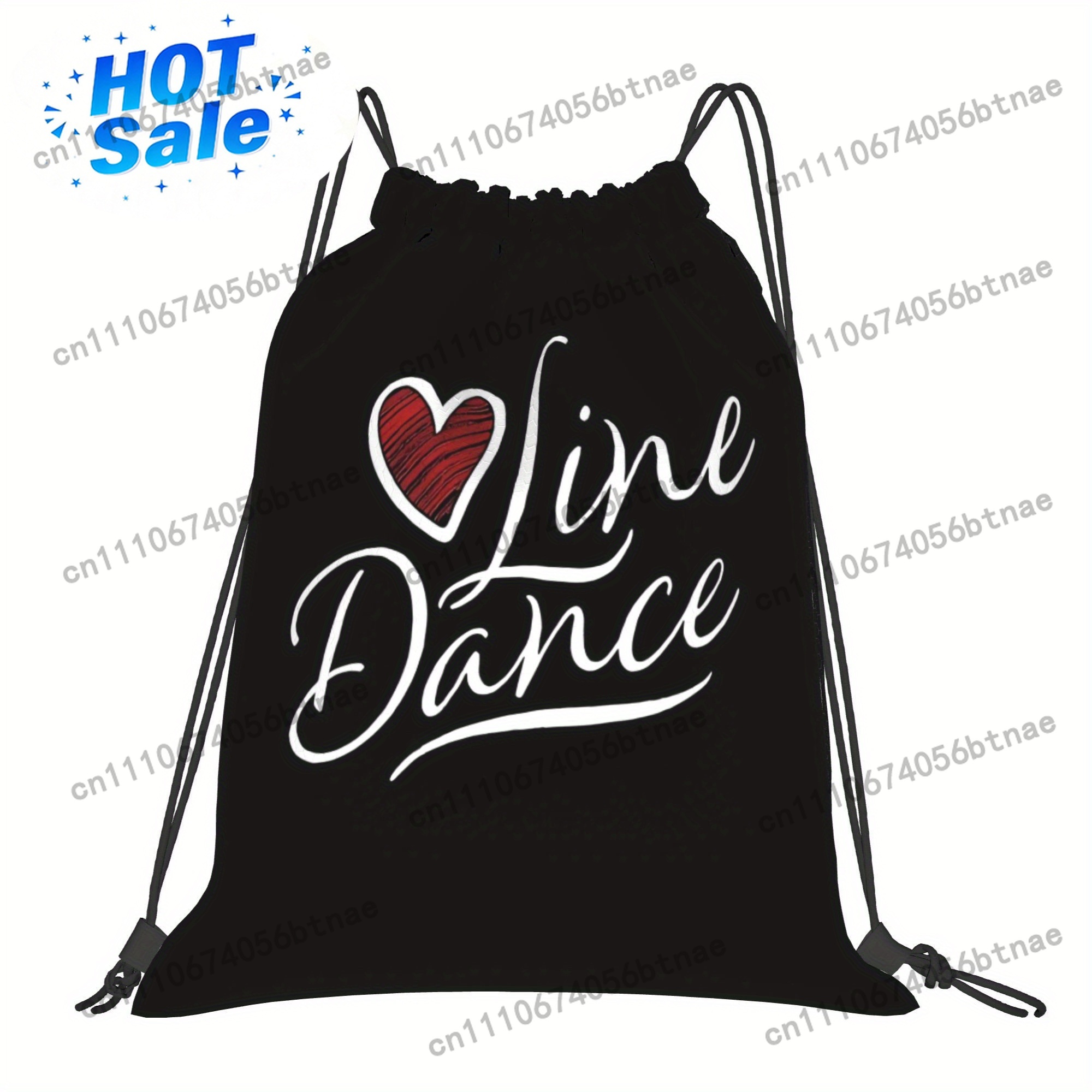LOVE Line Dance Kordelzug-Tasc – Drawstring Gym Bag Bewertung und Preis