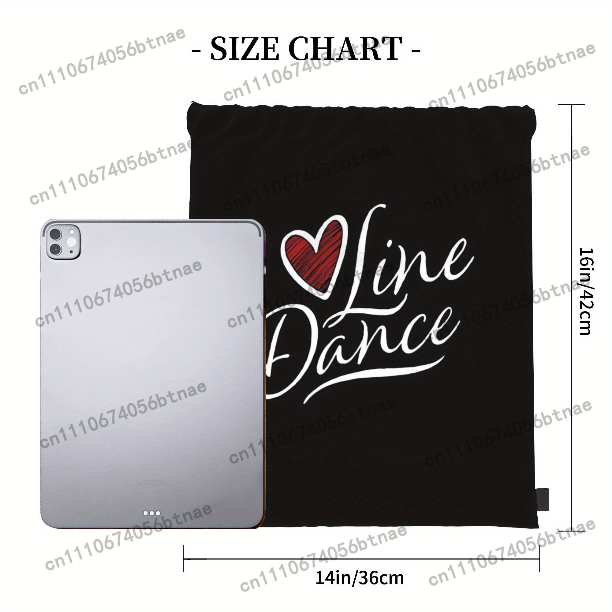LOVE Line Dance Kordelzug-Tasc – Drawstring Gym Bag Bewertung und Preis