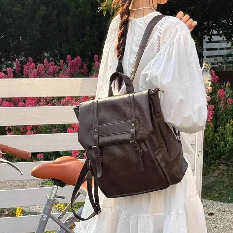 Damen-Rucksack aus PU-Leder, l – Leather Backpack Vintage Bewertung und Preis
