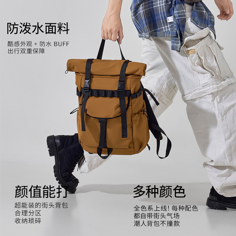 Neuer Herren-Rucksack mit Roll – Canvas Backpack Casual Bewertung und Preis
