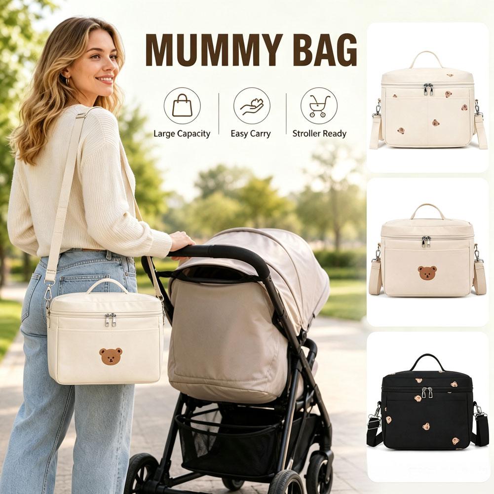 Niedliche Bären-Flaschenkühlta – Backpack Diaper Bag Bewertung und Preis