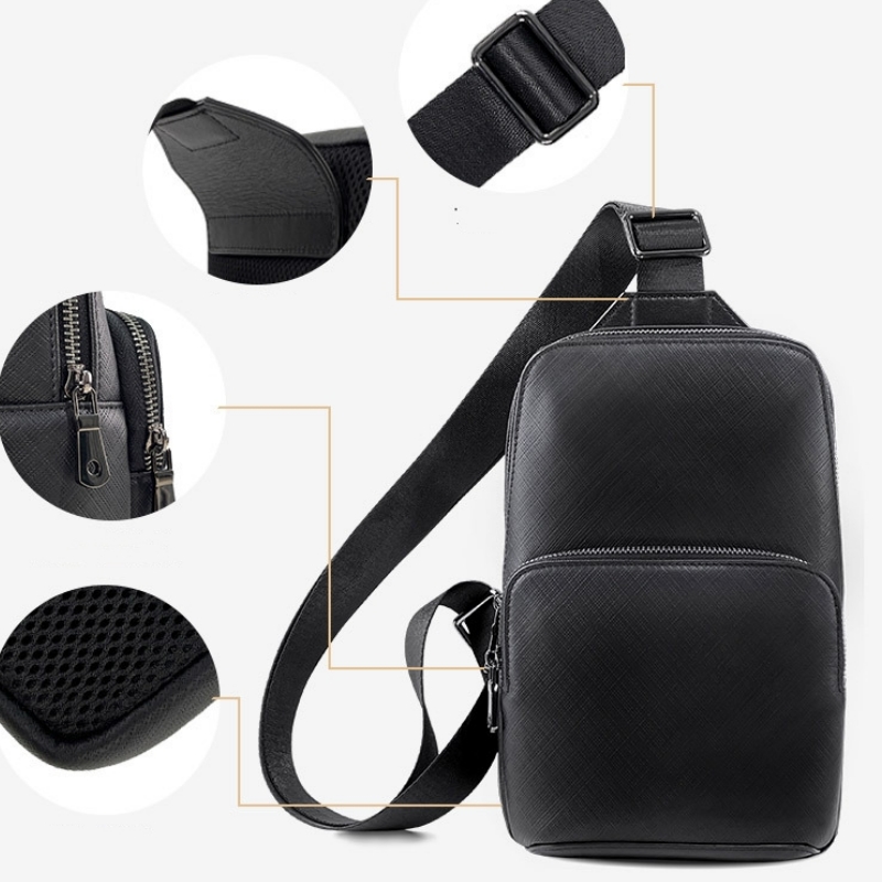 Modedesign schwarze Herren Sch – Leather Backpack Vintage Bewertung und Preis