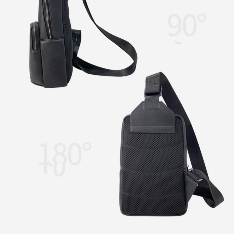 Modedesign schwarze Herren Sch – Leather Backpack Vintage Bewertung und Preis