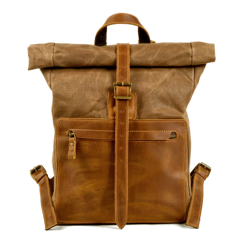 Neuer, schlichter und retro-Wa – Canvas Backpack Casual Bewertung und Preis