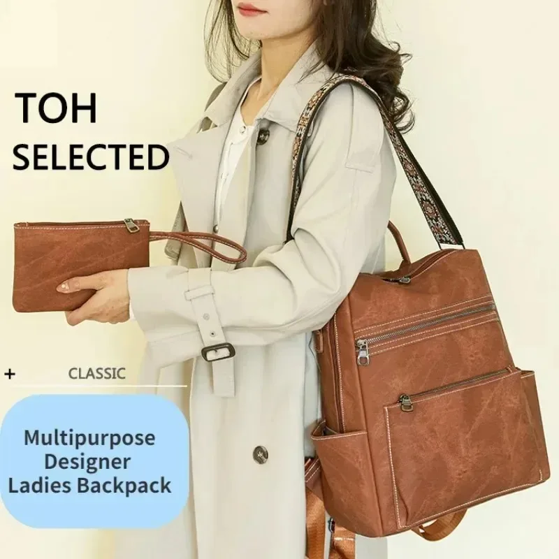 2026 neue frauen PU Leder Wass – Travel Backpack Anti Theft Bewertung und Preis