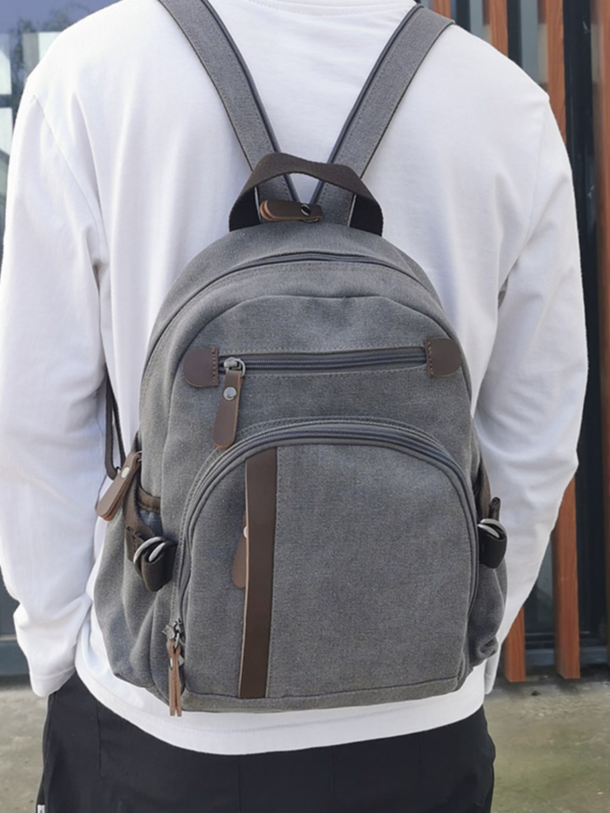 Kleiner Canvas-Rucksack, Freiz – Canvas Backpack Casual Bewertung und Preis